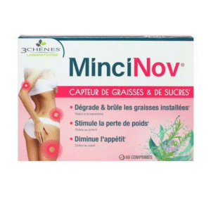 3 CHENES MINCINOV CAPTEUR DE GRAISSES ET DE SUCRRES 60 COMPRIMES