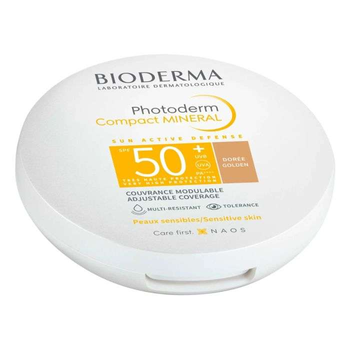 BIODERMA PHOTODERM COMPACT POUDRE MINERAL TEINTE DORE SPF 50+ 10 G