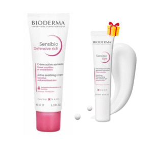 BIODERMA OFFRE SENSIBIO DEFENSIVE RICHE CREME ACTIVE APAISANTE 40 ML+ SENSIBIO GEL CONTOUR YEUX 15ML OFFERT