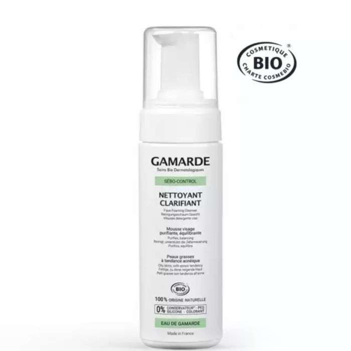 GAMARDE NETTOYANT CLARIFIANT MOUSSE VISAGE 160 ML