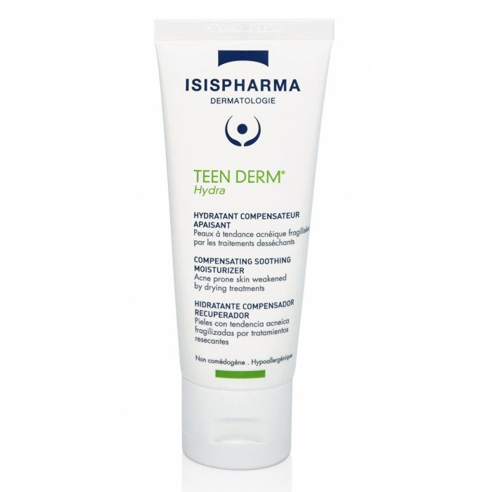 ISISPHARMA TEEN DERM HYDRA HYDRATANT COMPENSATEUR APAISANT 40 ML