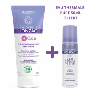 LEA NATURE EAU THERMALE JONZAC + CICA CREME REPARATRICE APAISANTE 100ML