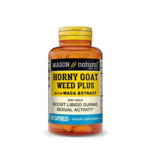 MASON NATURAL HORNY GOAT WEED PLUS WITH MACA EXTRACT 60 CAPSULES