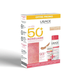 URIAGE OFFRE ROSELIANE CC CREME SPF 50 + TEINTE CLAIRE 50 ML + DERMO NETTOYANT 250 ML OFFERT