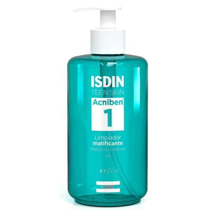 ISDIN OFFRE WEB ACNIBEN 1 GEL NETTOYANT MATIFIANT 400 ML + EAU MICELLAIRE 100ML OFFERTE – Image 2