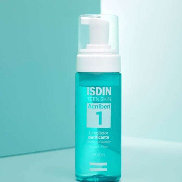 ISDIN OFFRE WEB TEEN SKIN ACNIBEN 1 NETTOYANT PURIFIANT 150 ML + EAU MICELLAIRE 100ML OFFERTE – Image 2