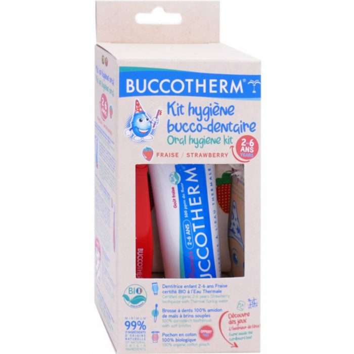 BUCCOTHERM KIT ENFANT 2-6 ANS 50 ML GOUT FRAISE