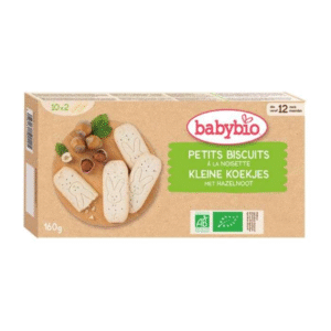 BABYBIO PETITS BISCUITS A LA NOISETTE 12 MOIS + 10X2